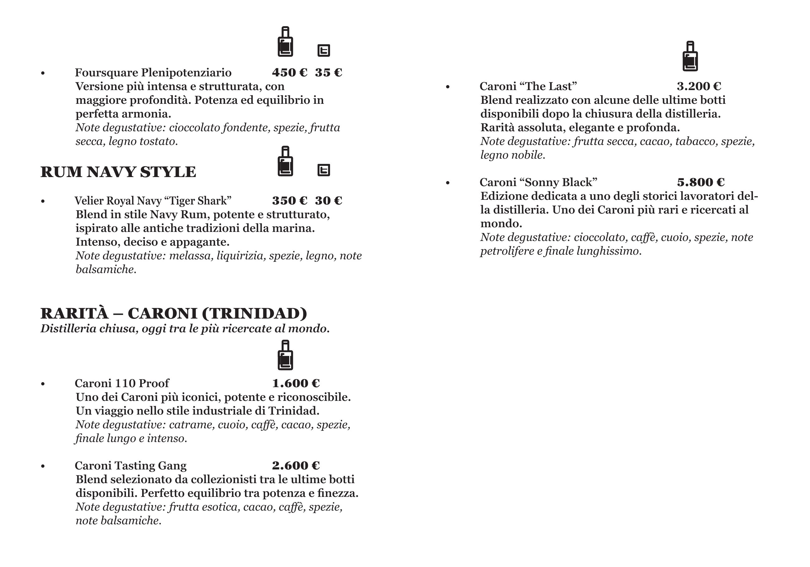 Carta dei vini – pagina 11